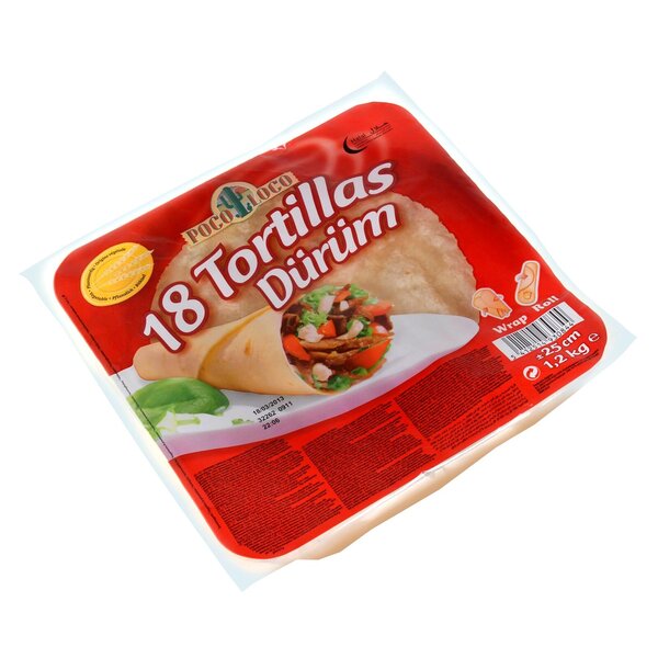 Poco-Loco Dürüm tortillas Ø25cm (10")