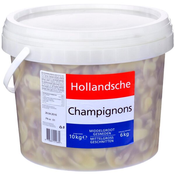 Hollandsche Gesneden champignons Klasse III middelgroot