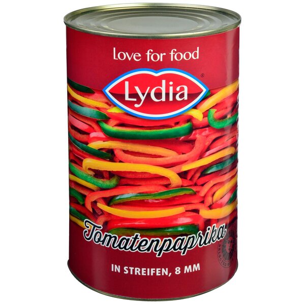 Lydia Gemengde tomatenpaprika 8mm in reepjes