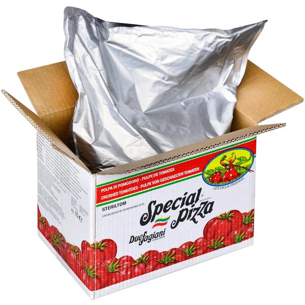 Due Fagiani Italiaanse tomatenpulp 6x6mm Bag in Box