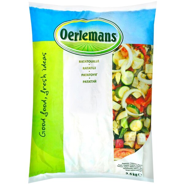 Oerlemans Ratatouille Courgette, tomaat, paprika, ui, diepvries