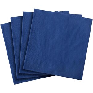 Servetten 33x33cm 3-laags, Royal blue