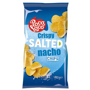 Nacho chips Naturel, gezouten, rond