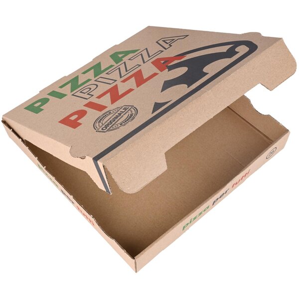 Diamond Pack Pizzabox 'Italia' 33x33x4cm, Italia, Kraft/Kraft, bruin