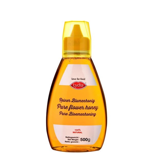 Lydia Honing, knijpfles.