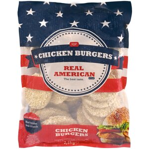 Crispy Chicken Burger 100g p/st., Halal, Diepvries