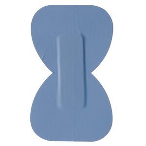 Blauwe vingerpleister