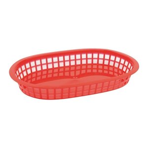 Tafelmandje PP rood