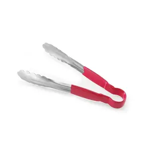 serveertang 30cm rood HACCP