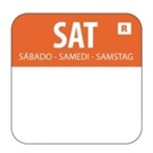 Sticker Zaterdag