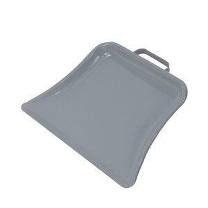 Stofblik met beugelgreep Hollands model, metaal, 22,5x25,5cm