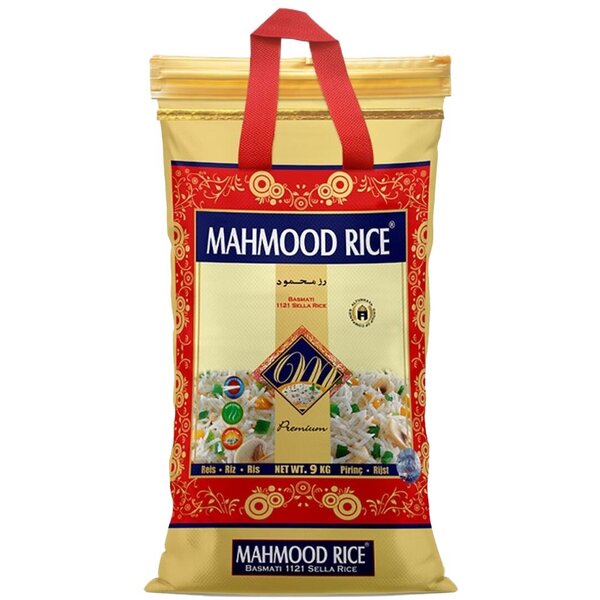 Mahmood Basmati rijst Premium Quality (shrink: 2x9kg)