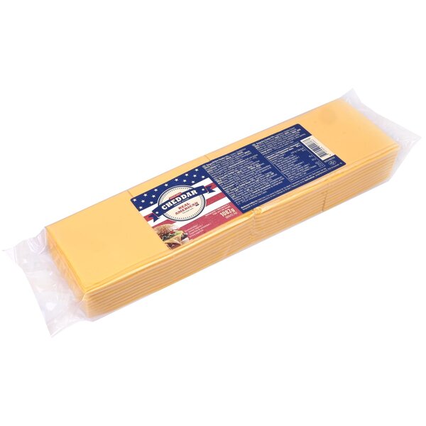 Real American Cheddar Kaas 45+,  gesneden 88 plak