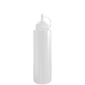 Portioneer knijpfles 360ml, transparant