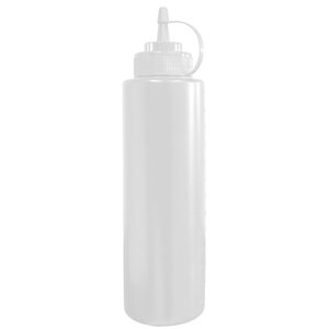 Portioneer knijpfles 650ml, transparant