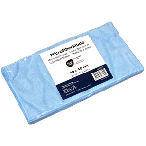 Microvezeldoeken 40x40cm, blauw