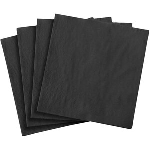 Servetten 40x40cm 3-lg BLACK