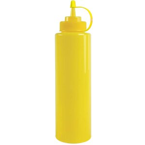 Portioneer knijpfles 650ml, geel