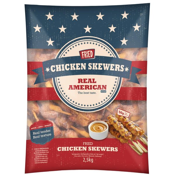 Real American Kipspies Voorgegaard, diepvries