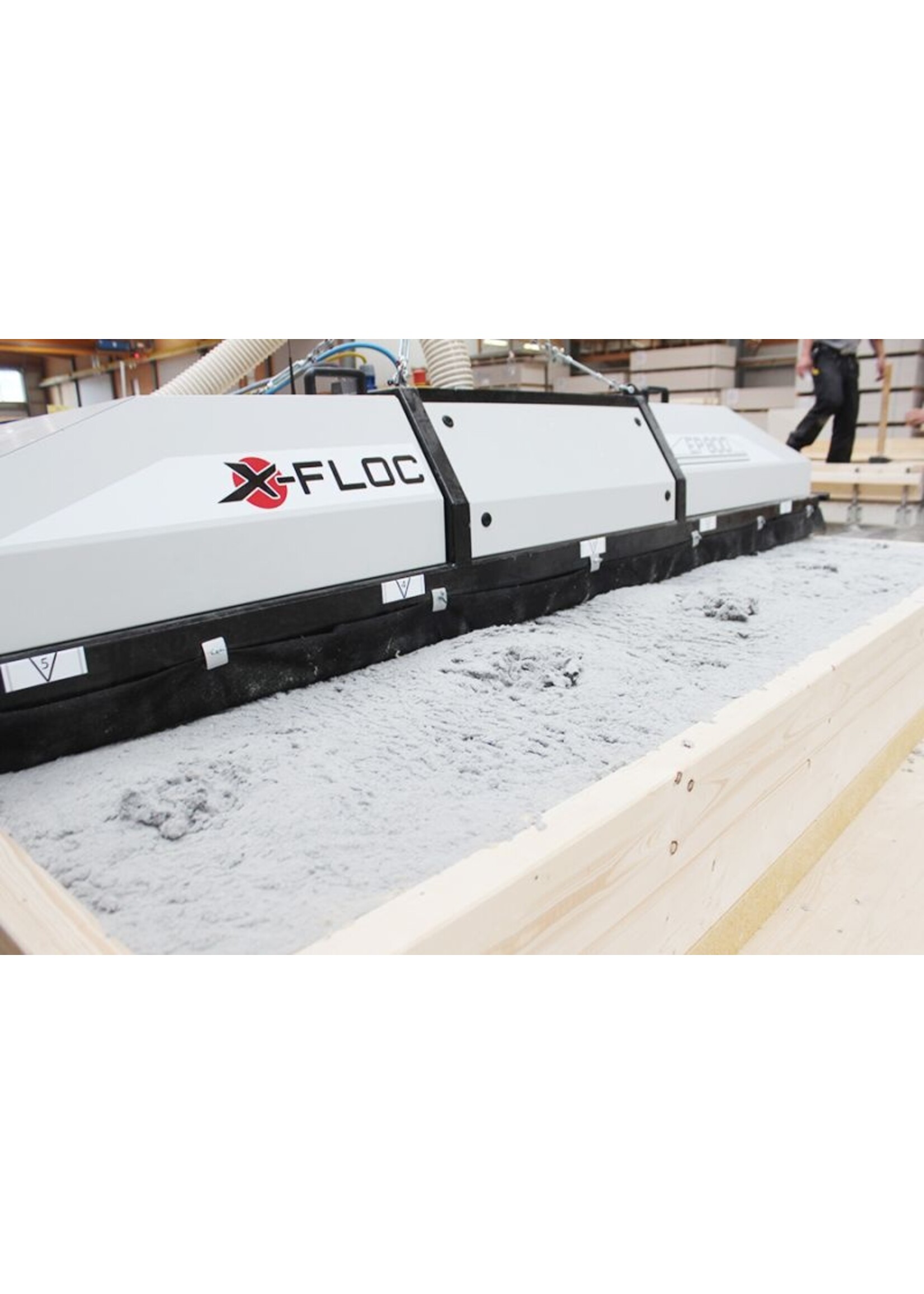 Thermofloc Big bale pallet inblaasisolatie - Thermofloc cellulose á 355kg per pallet.
