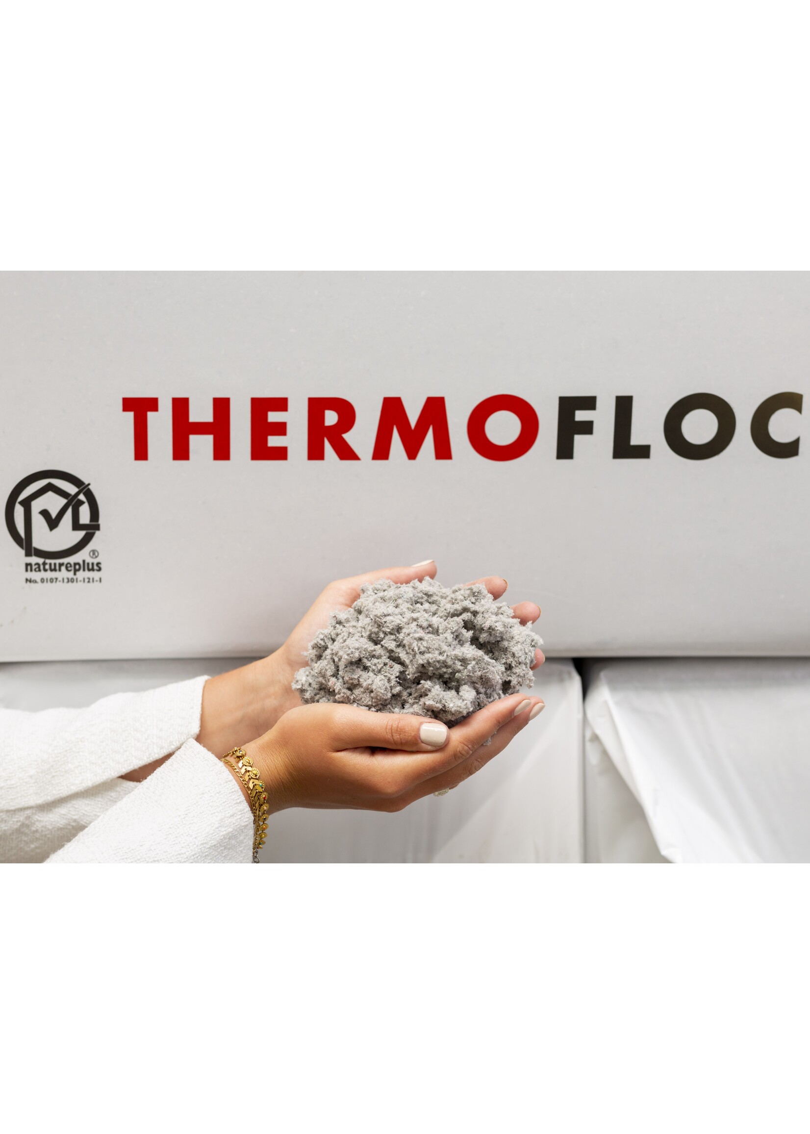Thermofloc Thermofloc F cellulose inblaasisolatie (boraatvrij)