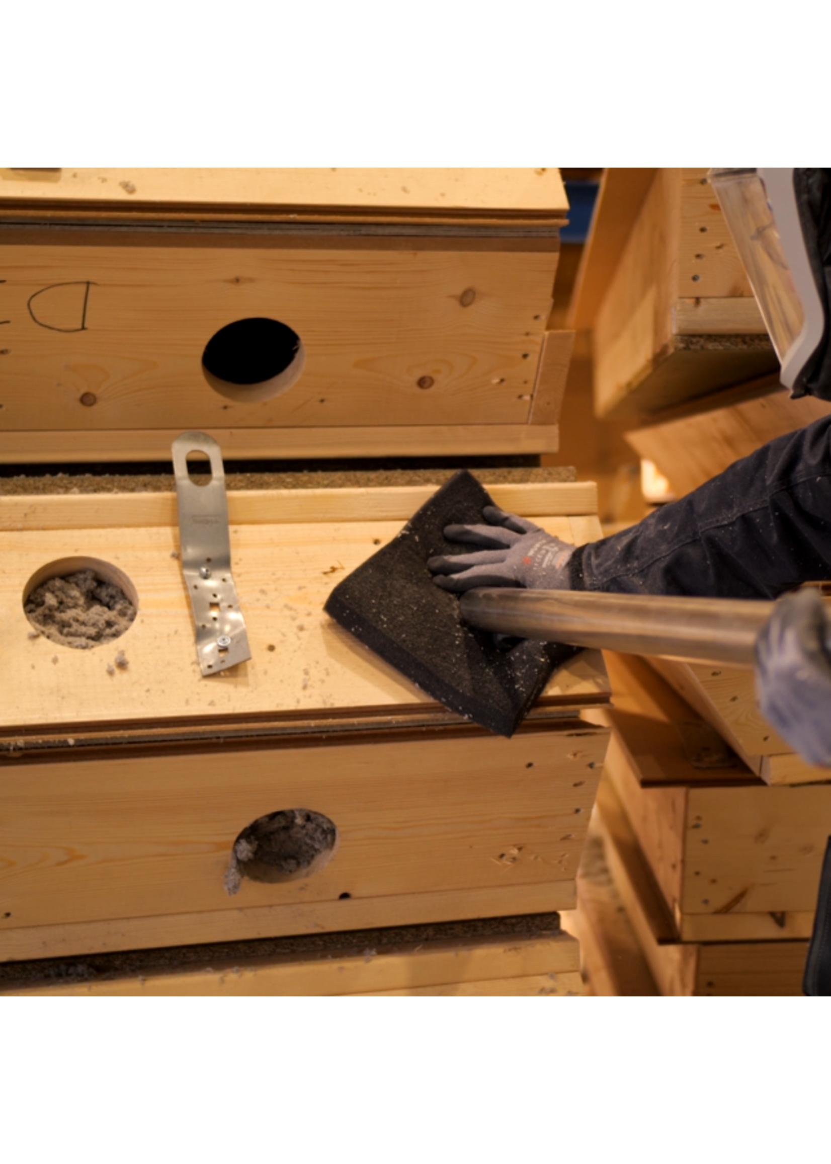 Thermofloc Big bale pallet inblaasisolatie - Thermofloc cellulose á 355kg per pallet.