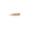 vintage Gold ring with diamond 18 krt