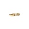 vintage Gold ring with diamond 18 krt