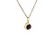 vintage Gold pendant with garnet 14 krt