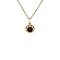 vintage Gold pendant with garnet 14 krt