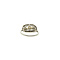 vintage Witgouden ring met parel en diamant 14 krt