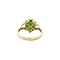 vintage Entourage ring met smaragd en diamant 9 krt