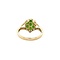 vintage Entourage ring with emerald and diamond 9 krt