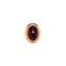 vintage Gold ring with garnet 14 krt