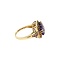 vintage Ring with amethyst 9 krt