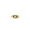 vintage Gold ring with diamond 14 krt