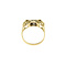 vintage Gouden ring met diamant 14 krt