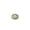 vintage Gouden ring met diamant 14 krt