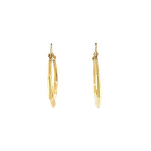 Golden fantasy earrings 14 krt