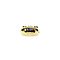 vintage Gold art deco ring with sapphire and diamond 12 krt