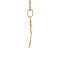 vintage Gouden zeepaard hanger emaille 18 krt