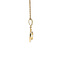 vintage Gold pendant with zirconia and citrine 14 krt
