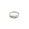 vintage White gold ring with diamond 14 krt