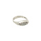 vintage White gold ring with diamond 14 krt