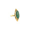 vintage Gold ring with turquoise 14 krt