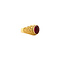 vintage Gold ring with synthetic ruby 18 crt
