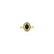 vintage Gold ring with sapphire and diamond 14 crt