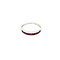 vintage White gold ring with ruby 18 krt