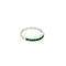 vintage White gold ring with emerald 18 krt