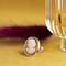 vintage Gouden ring met camee 14 krt